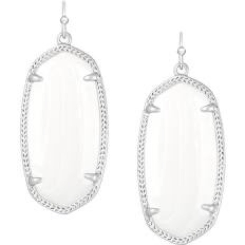 Kendra Scott Elle Earrings White